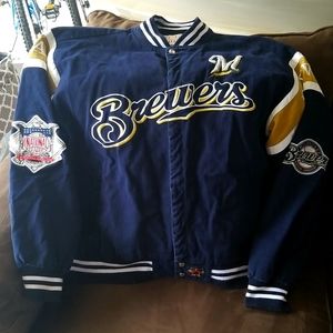 Milwaukee Brewers Jacket Mens